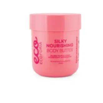 ECOFORIA Silky Nourishing Beurre Corporel 200ml - Hydratant Nutritif au Karité et Mûre des Marais, Vegan ECOFORIA Silky Nourishing Beurre Corporel 200ml - Hydratant Nutritif au Karité et Mûre des Marais, Vegan