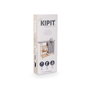 KIPIT Planchero Bambu Cajones Negro-Natural