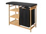 Kipit Planchero en Bambou avec Tiroirs Noir 89 x 125 x 34 cm