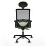 PIQUERAS Y CRESPO Chaise Zulema Synchro Vert pistache et Gris