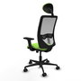 PIQUERAS Y CRESPO Chaise Zulema Synchro Vert pistache et Gris