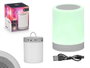ARTE REGAL Enceinte Tactile RGB Blanc Gris 12x9,5 cm (Set de 12)