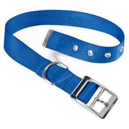 Ferplast Collier Nylon Club CF25 Bleu 45 cm