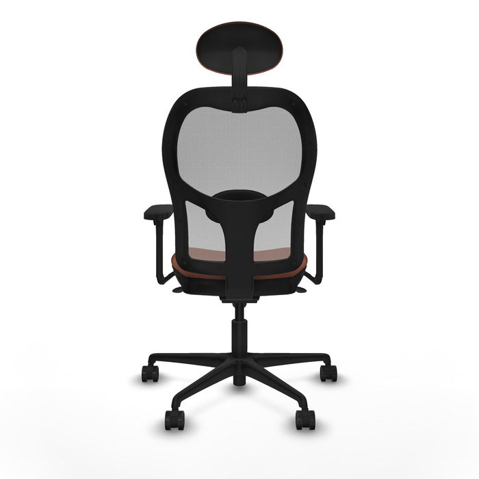 Piqueras y Crespo Chaise de Bureau avec Appui-tête Jorquera 3D036N1 Marron Gris
