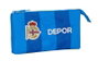 Safta Portatodo triple pour maillot Real Deportivo La Coruña, coffret souvenirs sportif, dimensions 22 x 12 x 3 cm