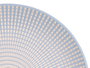 Vessia Assiette Plate 27 cm Bleu Céramique (Set de 12)