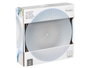 Vessia Assiette Plate 27 cm Bleu Céramique (Set de 12)