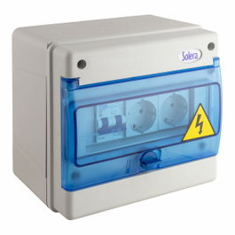 Solera Tableau électrique industriel 1308a-c9 8 éléments IP54