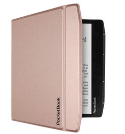 PocketBook Housse Flip Cover Edition pour PocketBook Era, Compatible 7 Pouces, Argent Stardust et Cuivre Sunset