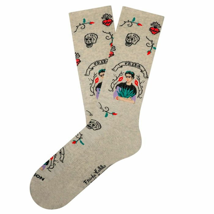 Chaussettes Jimmy Lion Athletic Frida Viva Mexic Blanc 41-46