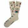 Chaussettes Jimmy Lion Athletic Frida Viva Mexic Blanc 41-46