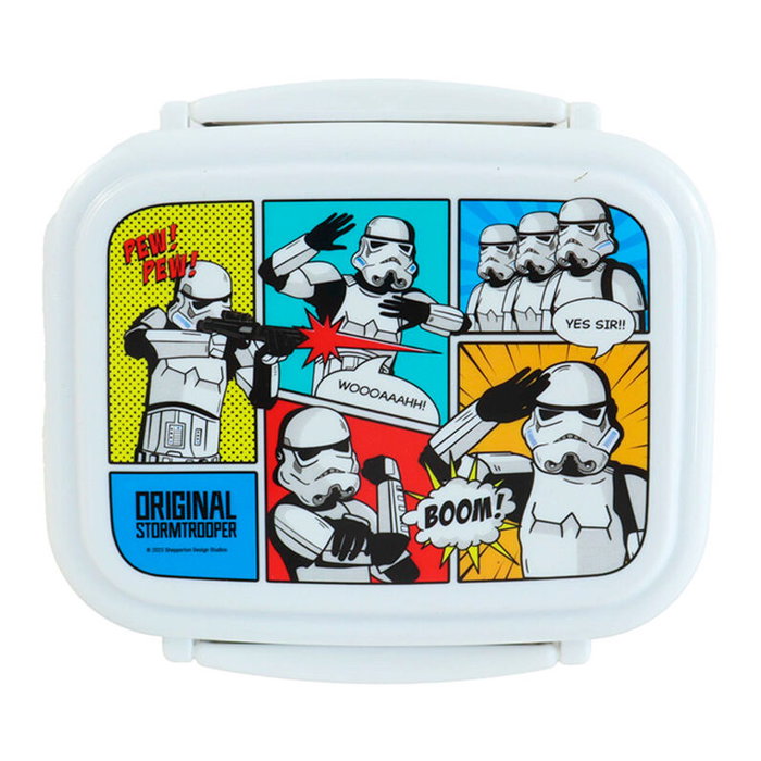 Puckator Sandwicheuse électrique Star Wars Stormtrooper Impérial avec couverts inclus, sans BPA