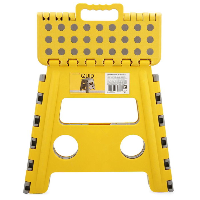 Quid Tabouret Pliable Daily 29x22x32 cm Bicolor Plastique Lot de 8