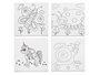 Pincello Toile de Loisirs Créatifs Assortiment d'Animaux 15x15 cm