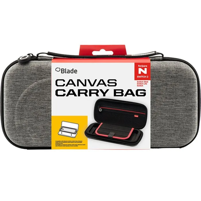 Just For Games Sac de Transport pour Nintendo Switch 2 - Noir, Protection et Transport Sécurisé