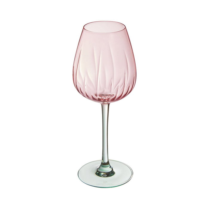 Cristal d’Arques Paris Swirly Spring Rose verre de vin Rose 470 ml (Lot de 4) Cristal d’Arques Paris Swirly Spring Rose verre de vin Rose 470 ml (Lot de 4)