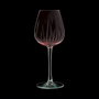 Cristal d’Arques Paris Swirly Spring Rose verre de vin Rose 470 ml (Lot de 4)