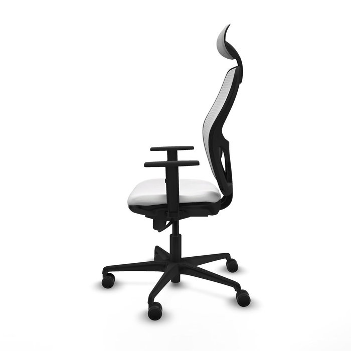 Chaise de Bureau avec Appui-tête Jorquera Piqueras y Crespo 1D036N1 Blanc