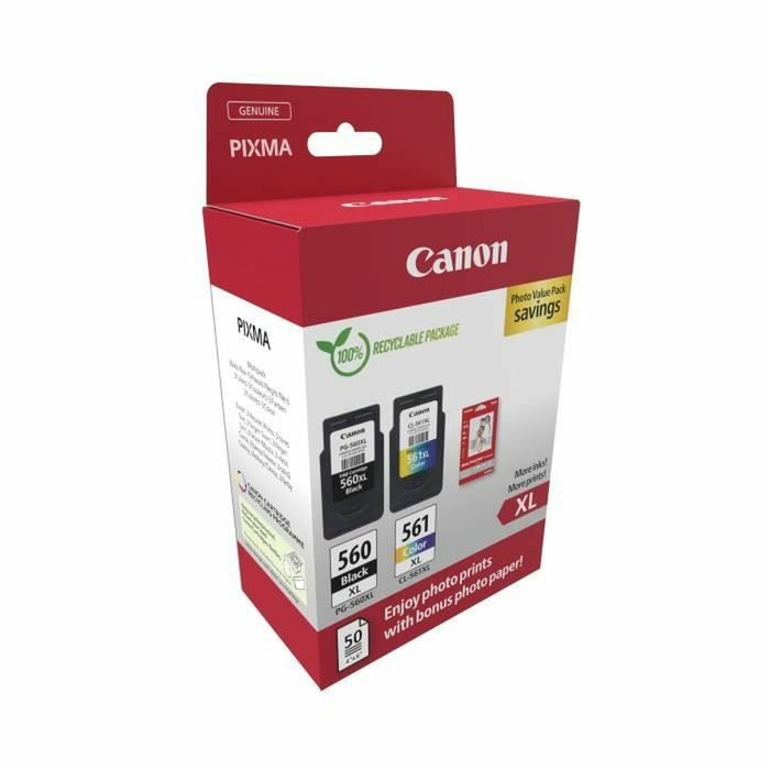 Canon Pack de 2 cartouches d'encre XL PG-560XL et CL-561XL (3712C008) Canon Pack de 2 cartouches d'encre XL PG-560XL et CL-561XL (3712C008)