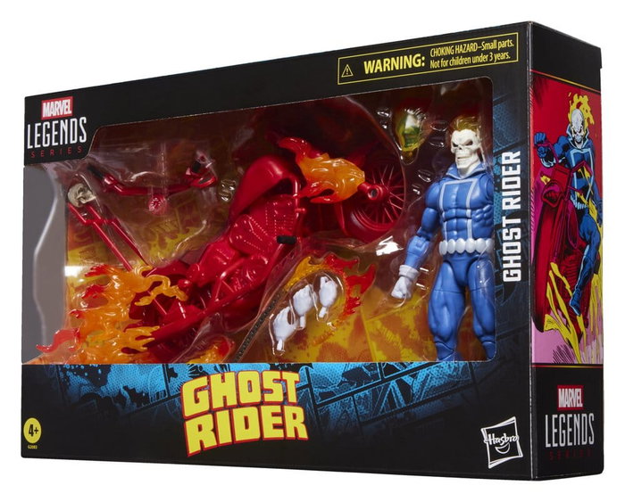 Hasbro Marvel Legends Ghost Rider Johnny Blaze avec Moto 15 cm