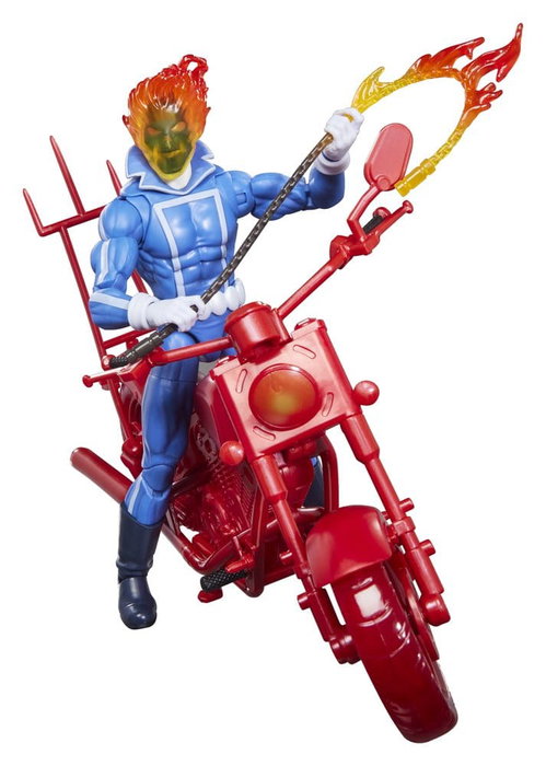 Hasbro Marvel Legends Ghost Rider Johnny Blaze avec Moto 15 cm