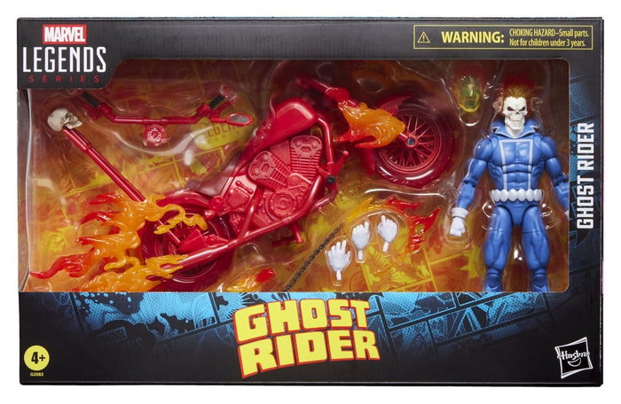 Hasbro Marvel Legends Ghost Rider Johnny Blaze avec Moto 15 cm