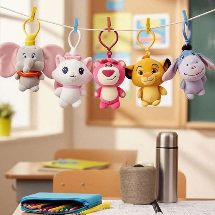 Porte-clés Peluche Disney Bleu