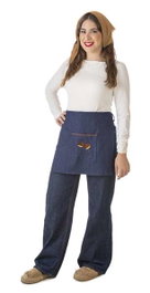 Creaciones Llopis - Tablier de cuisine Costumier Jeans pour Adulte, avec Pañuelo, Taille M, Polyester, Multilingue (FR/ES/EN/PT/IT)