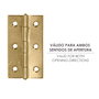WOLFPACK LINEA PROFESIONAL Charnière 5005 en laiton 2-1/4 pouces