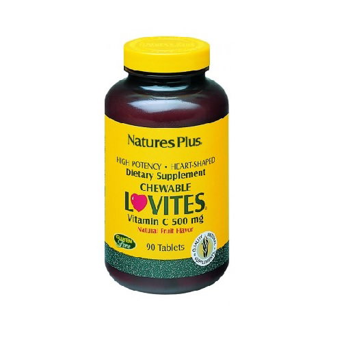 NATURES PLUS LOVITES Vitamine C 500mg Cerise 90 comprimés masticables