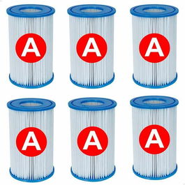 Filtre pour système de filtration Intex Type A 6 Unités