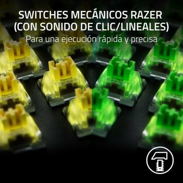 Clavier Razer BlackWidow V4 X Yellow Switch Noir