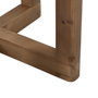 BigBuy Home Table d'appoint Naturel Verre trempé Bois d'épicéa