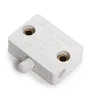 Interrupteur pour Armoire avec Bouton, Normalement Fermé, Blanc, Plastique, 250VAC/1A