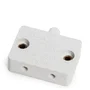 Interrupteur pour Armoire avec Bouton, Normalement Fermé, Blanc, Plastique, 250VAC/1A