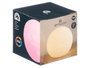 Giftdecor Lampe Sphère RGB 14x14x14 cm Plastique Blanc (Set de 12)