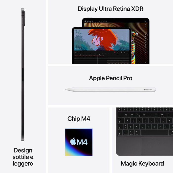 Apple iPad Pro 2024 11 pouces Argenté 512 GB 8 GB RAM Apple iPad Pro 2024 11 pouces Argenté 512 GB 8 GB RAM