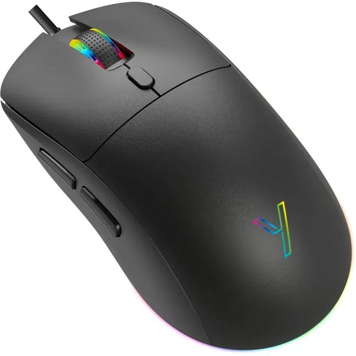 Yenkee Reaper YMS 300BK - Souris gaming pour PC avec 6 boutons, capteur 7200 DPI, connexion USB, design léger et ergonomique