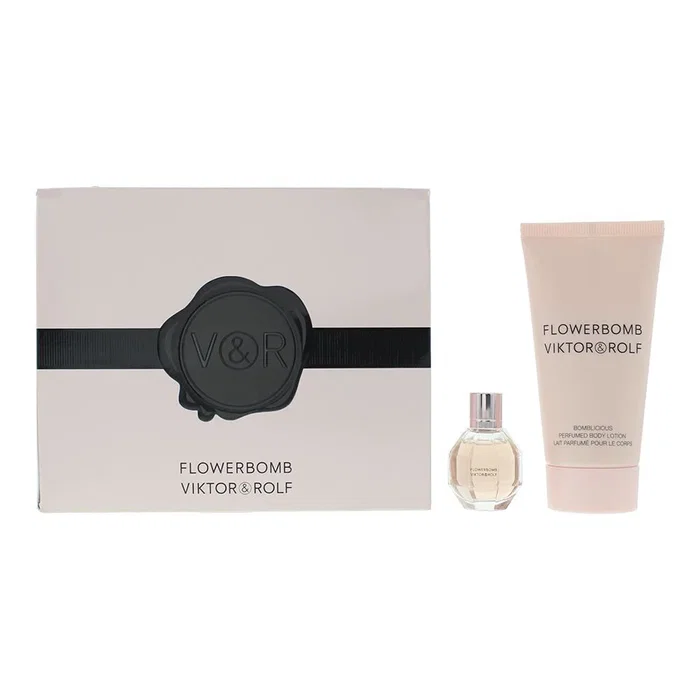 Viktor & Rolf Coffret Flowerbomb avec Eau de Parfum 7 ml et Lotion Corporelle 50 ml Viktor & Rolf Coffret Flowerbomb avec Eau de Parfum 7 ml et Lotion Corporelle 50 ml