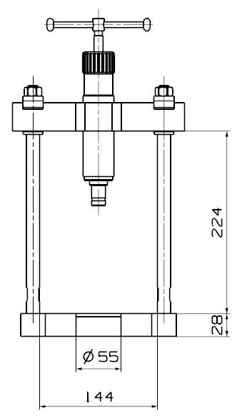 Potence Hydraulique Silentblocs