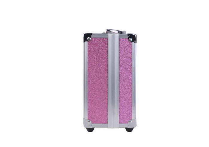 Markwins - Mallette de maquillage métallique Princesses 25x19,5x8,7 cm - Coffret maquillage enfant à partir de 3 ans avec brillants à lèvres, ombres, vernis et accessoires
