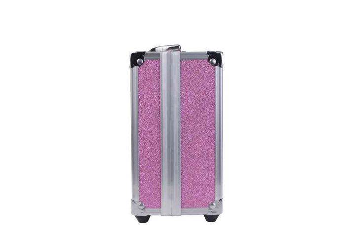 Markwins - Mallette de maquillage métallique Princesses 25x19,5x8,7 cm - Coffret maquillage enfant à partir de 3 ans avec brillants à lèvres, ombres, vernis et accessoires