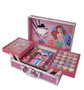 Markwins - Mallette de maquillage métallique Princesses 25x19,5x8,7 cm - Coffret maquillage enfant à partir de 3 ans avec brillants à lèvres, ombres, vernis et accessoires
