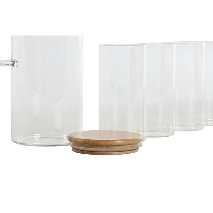 Set de Verres Home ESPRIT Transparent Bambou Verre Borosilicaté 210 ml Set de Verres Home ESPRIT Transparent Bambou Verre Borosilicaté 210 ml