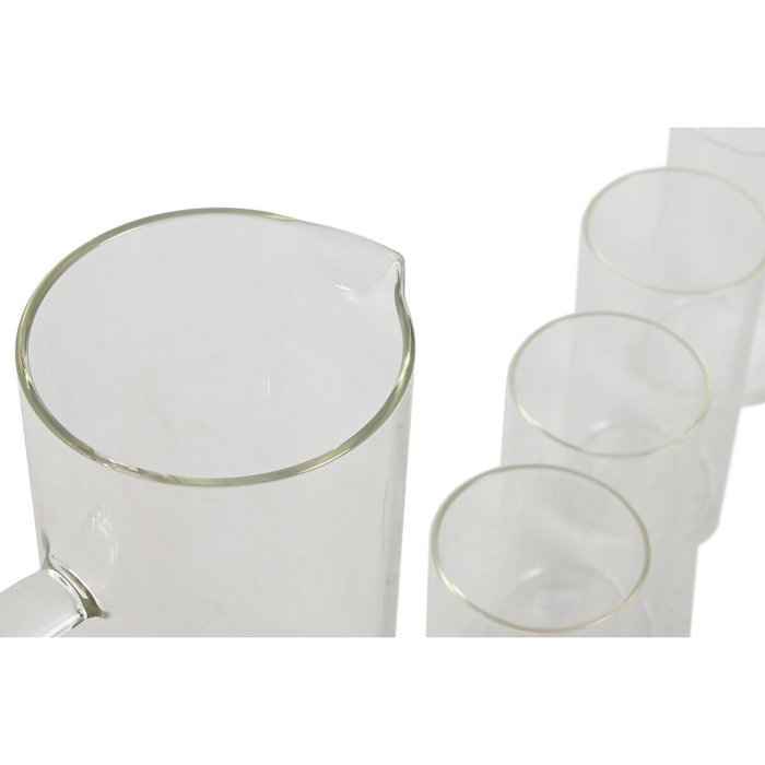 Set de Verres Home ESPRIT Transparent Bambou Verre Borosilicaté 210 ml Set de Verres Home ESPRIT Transparent Bambou Verre Borosilicaté 210 ml