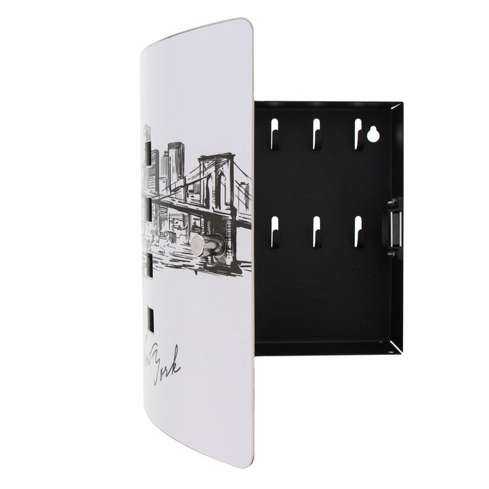 Burg-Wächter Armoire à clés 6204/10 NI SKYLINE NY 10 Clés