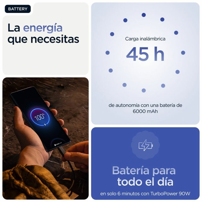 Smartphone Motorola edge 60 pro 12 GB RAM 512 GB 6,7" 6,67" Bleu