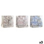 Coffret Bébé Home ESPRIT Bleu Beige Rose Polyester (3 Unités)