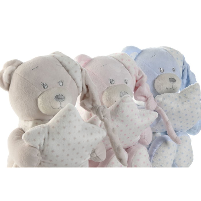 Coffret Bébé Home ESPRIT Bleu Beige Rose Polyester (3 Unités)
