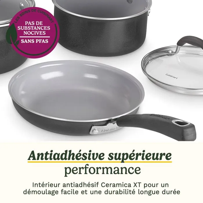 Cuisinart Ceramica XT Batterie de cuisine antiadhésive - 11 pièces